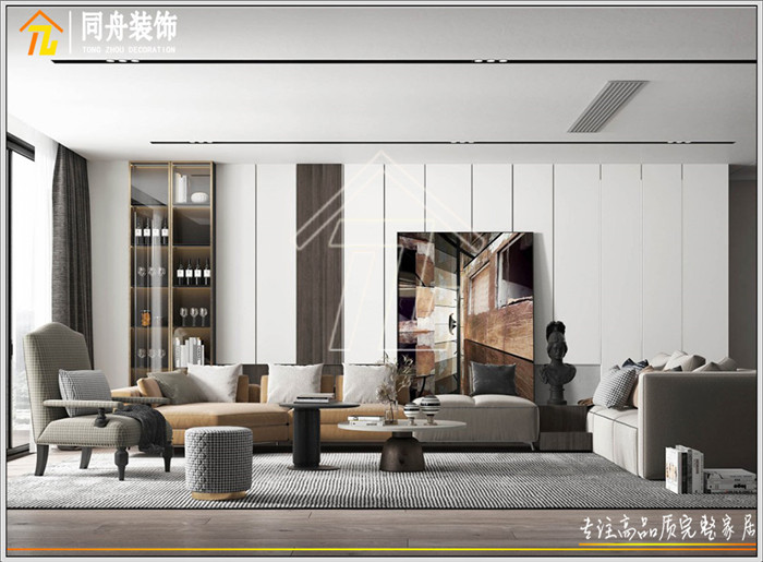 萊蕪現代簡約風格裝修效果圖